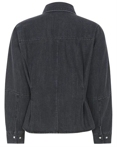 Soft Rebels - SRJanet Keira Curved Skjorte - Washed Phantom